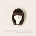 7A Brazilian Hair Straight Bob Glueless Wig For Black Women Virgin Human Hair Full Lace Wigs With Bangs